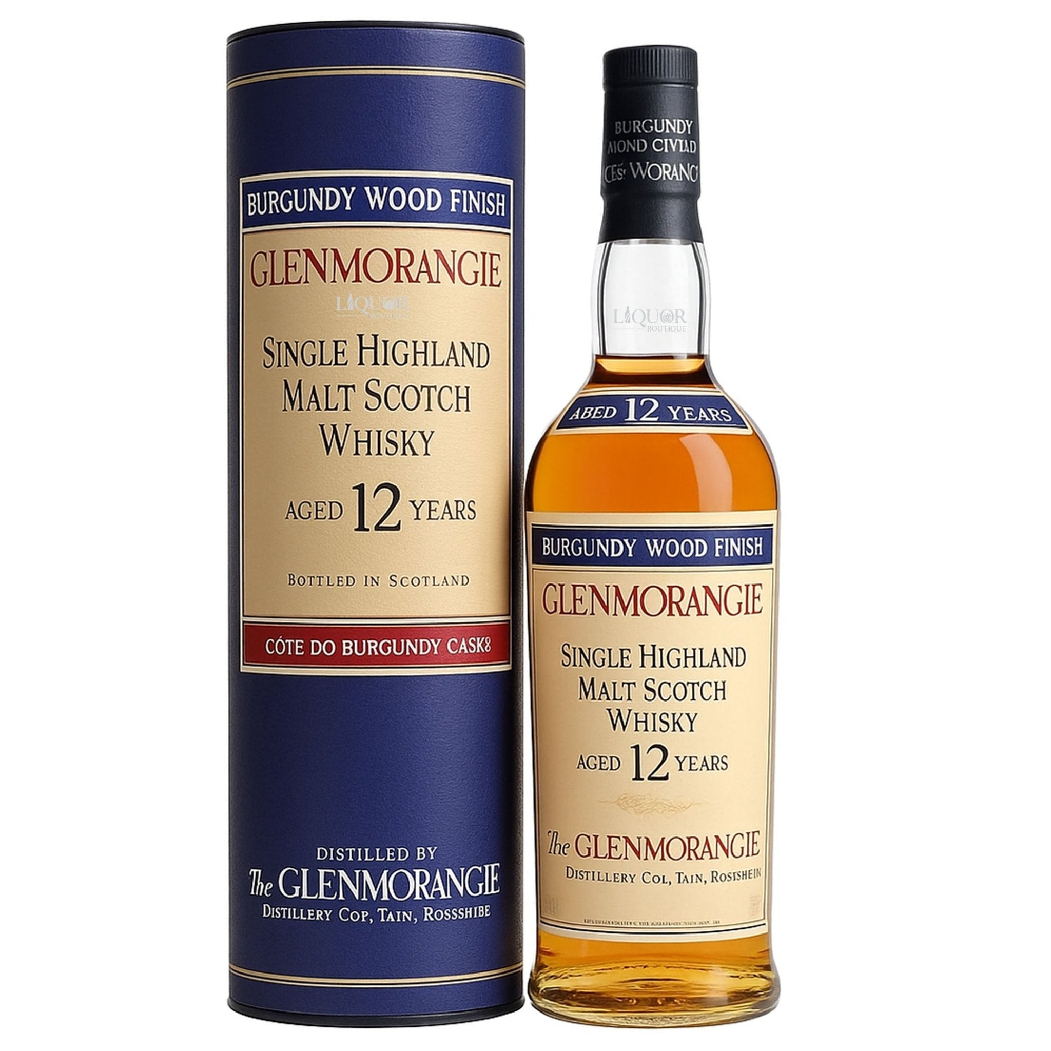 Glenmorangie 12 Year Burgundy Wood Finish Single Malt Scotch Whisky - Liquor Boutique
