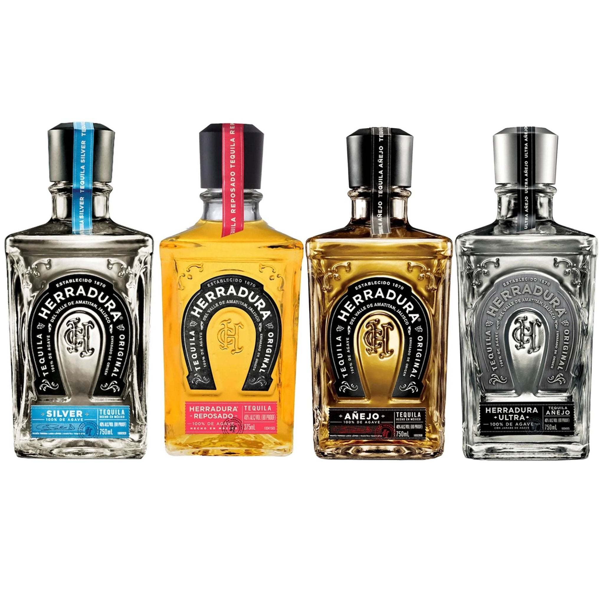 Herradura Silver, Reposado, Anejo, & Ultra Anejo Tequila Bundle - Liquor Boutique