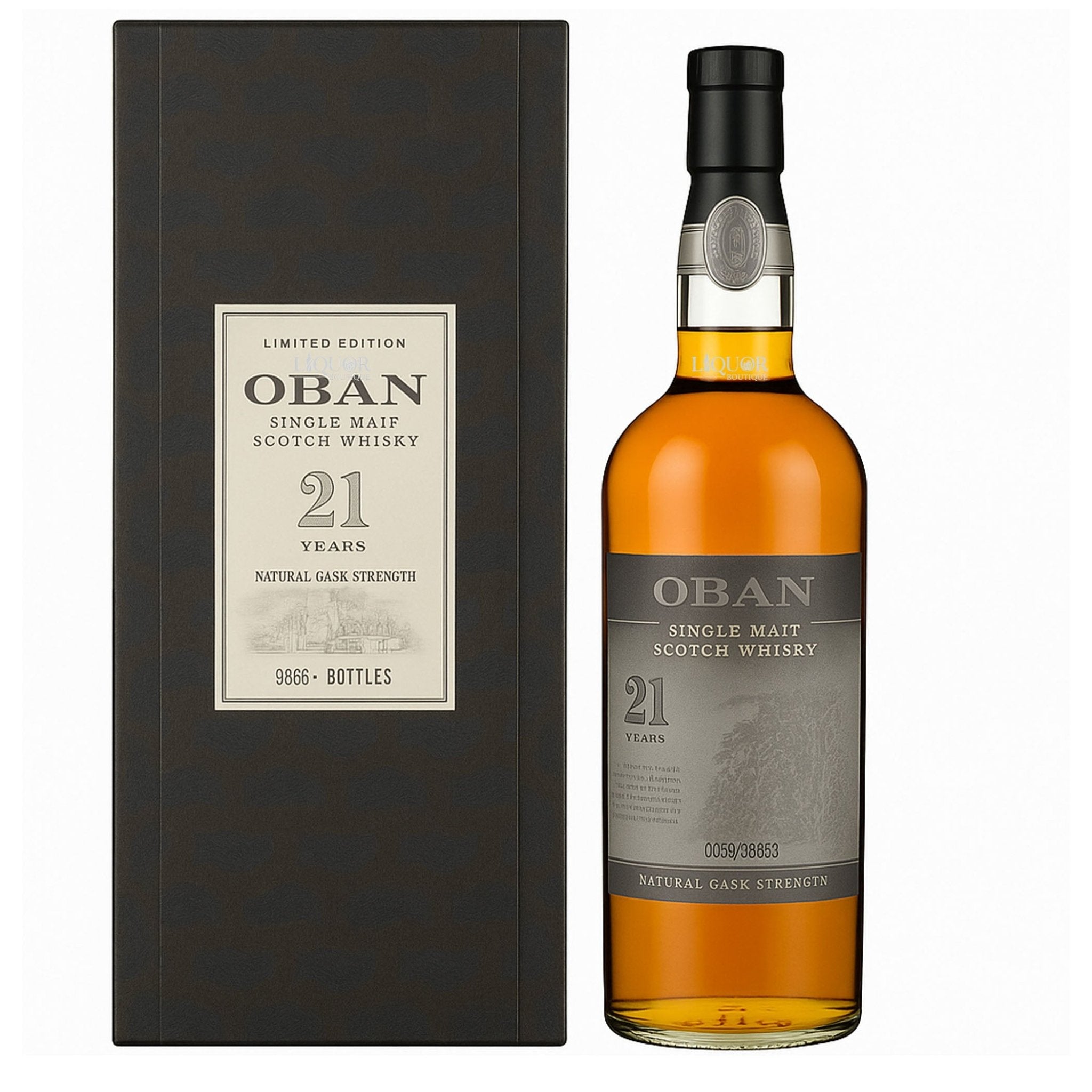 Oban 21 Year Natural Cask Strength Single Malt Scotch Whisky - Liquor Boutique