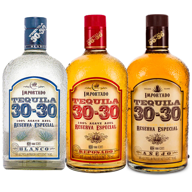 30-30 Reserva Especial Blanco, Reposado, Anejo Bundle