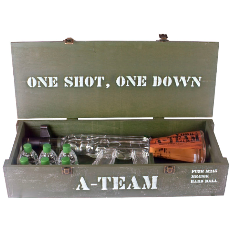 A-Team AK-47 Vodka Rifle with Grenades Set 750ML