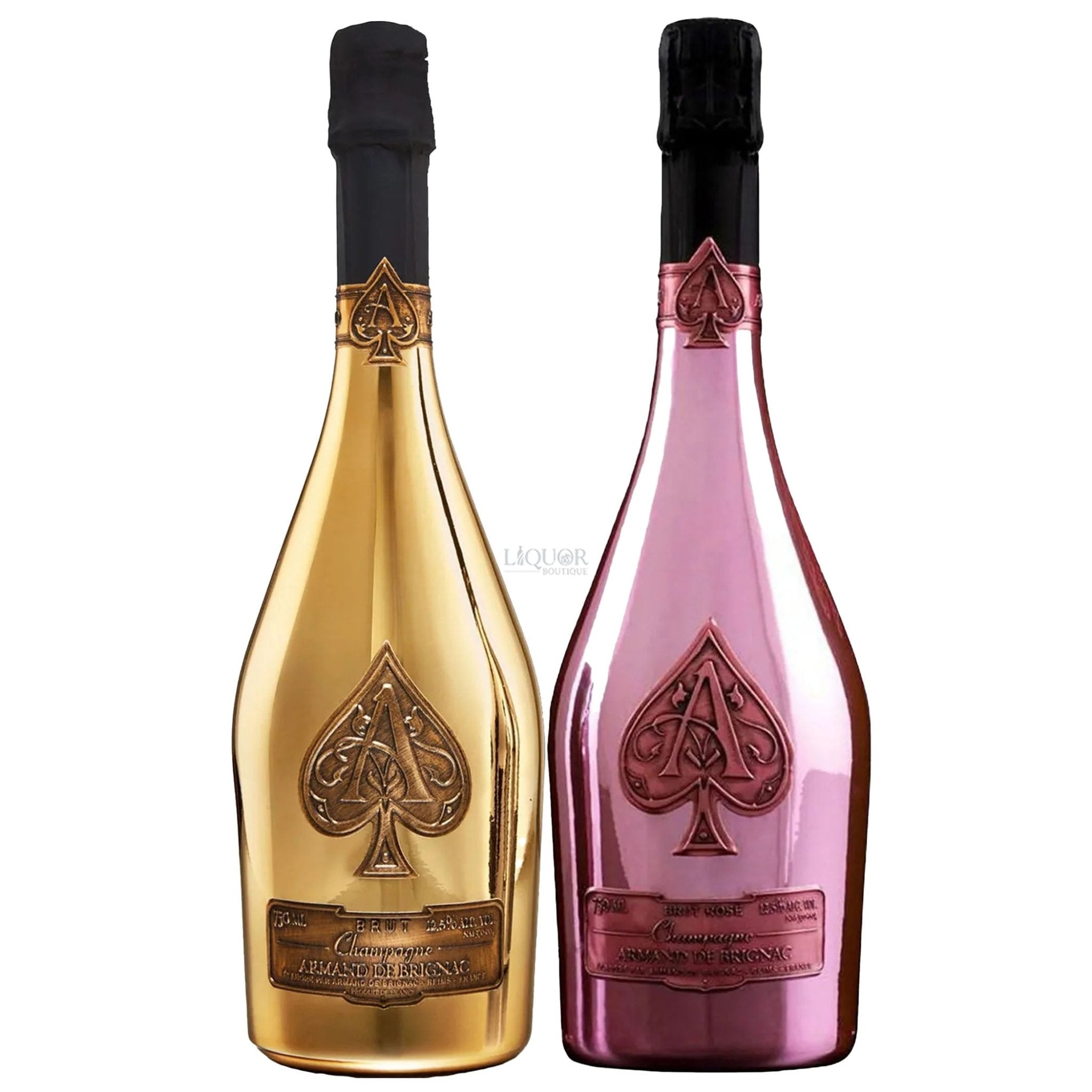 Armand De Brignac Ace of Spades Brut Gold & Rose Champagne Bundle 1.5L - Liquor Boutique