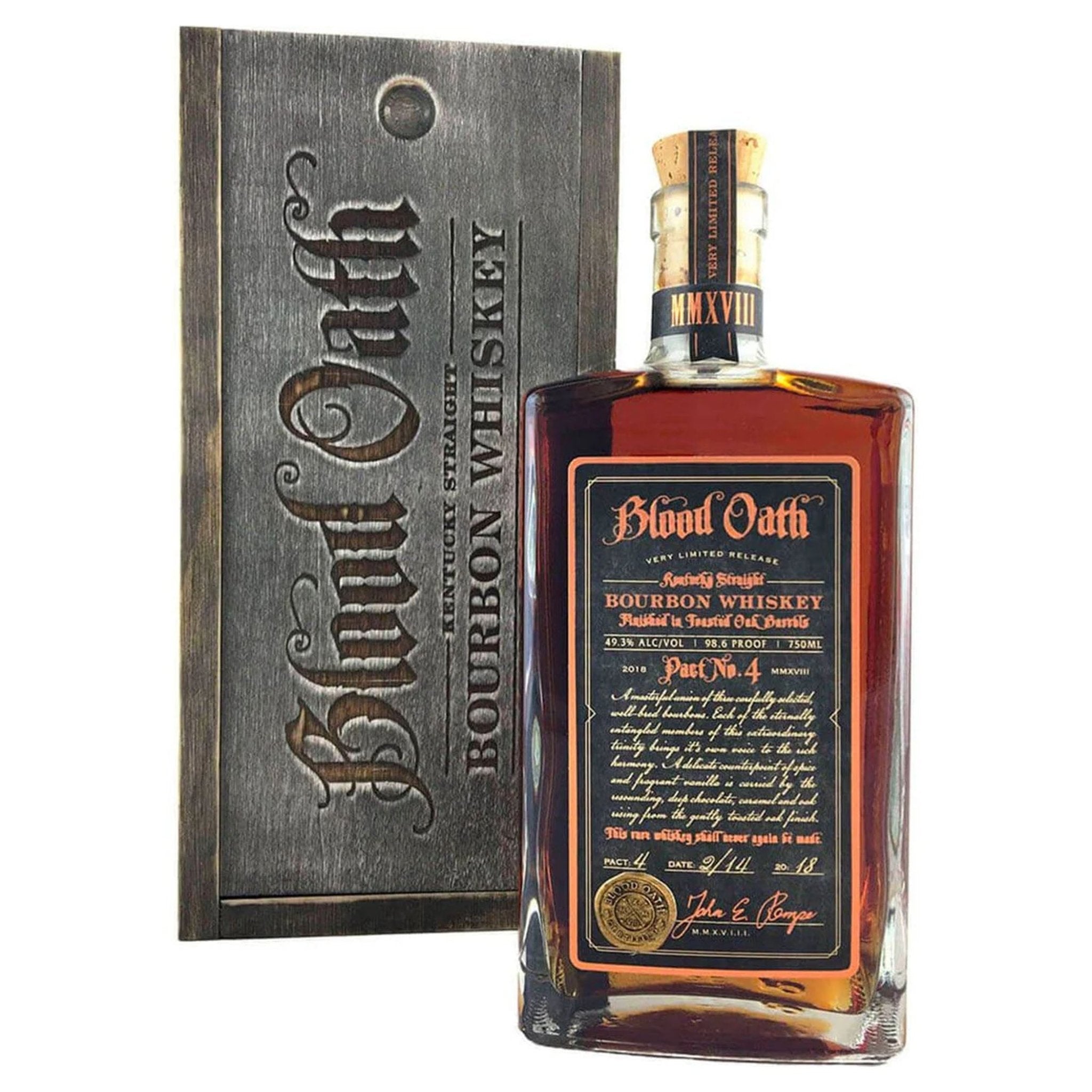 Blood Oath Pact No.1 - 11 Bourbon Whiskey - Liquor Boutique