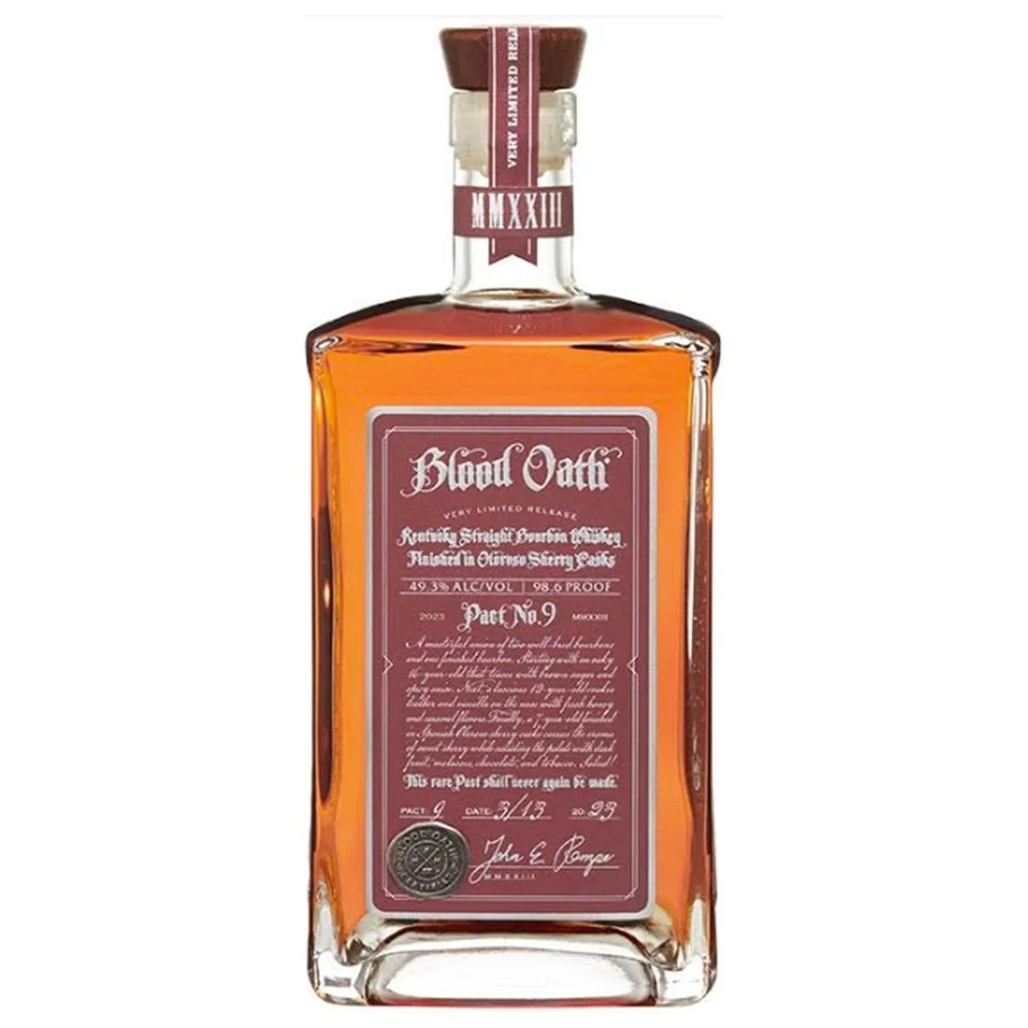 Blood Oath Pact No.1 - 11 Bourbon Whiskey - Liquor Boutique
