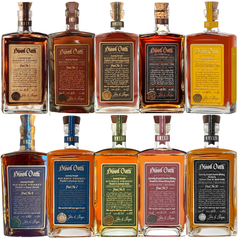 Blood Oath Pact No.1-10 Bourbon Whiskey Bundle