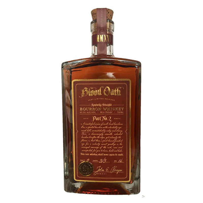 Blood Oath Pact No.2 Bourbon Whiskey