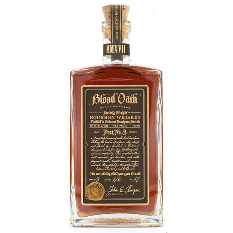 Blood Oath Pact No.3 Bourbon Whiskey