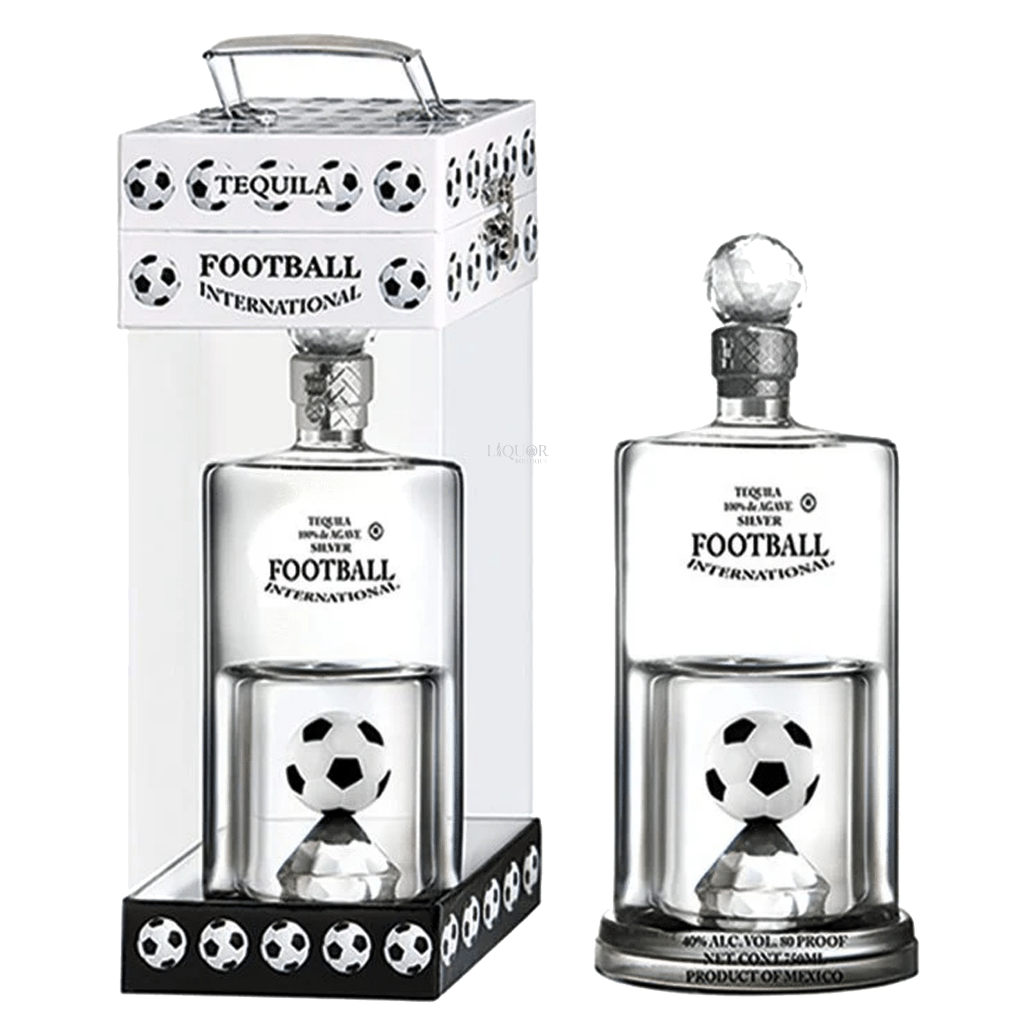 Casino Tequila Silver W/ Football - Liquor Boutique