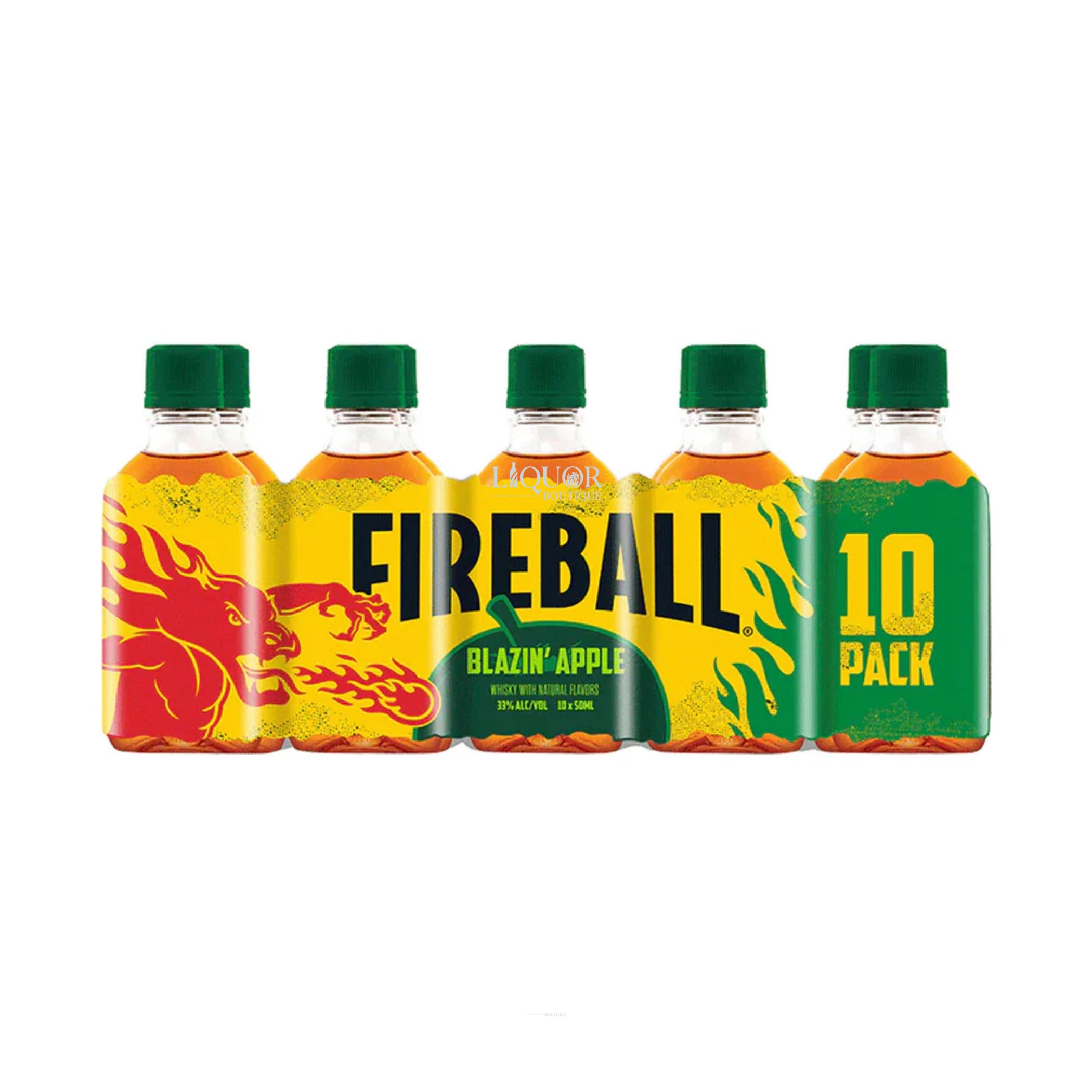 Fireball Blazin Apple 10 Pack 50ml Liquor Boutique fireball-blazin-apple-10-pack-50ml-liquor-boutique