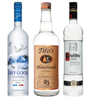 Grey Goose, Tito's, & Ketel One Vodka Bundle 750ML - Liquor Boutique