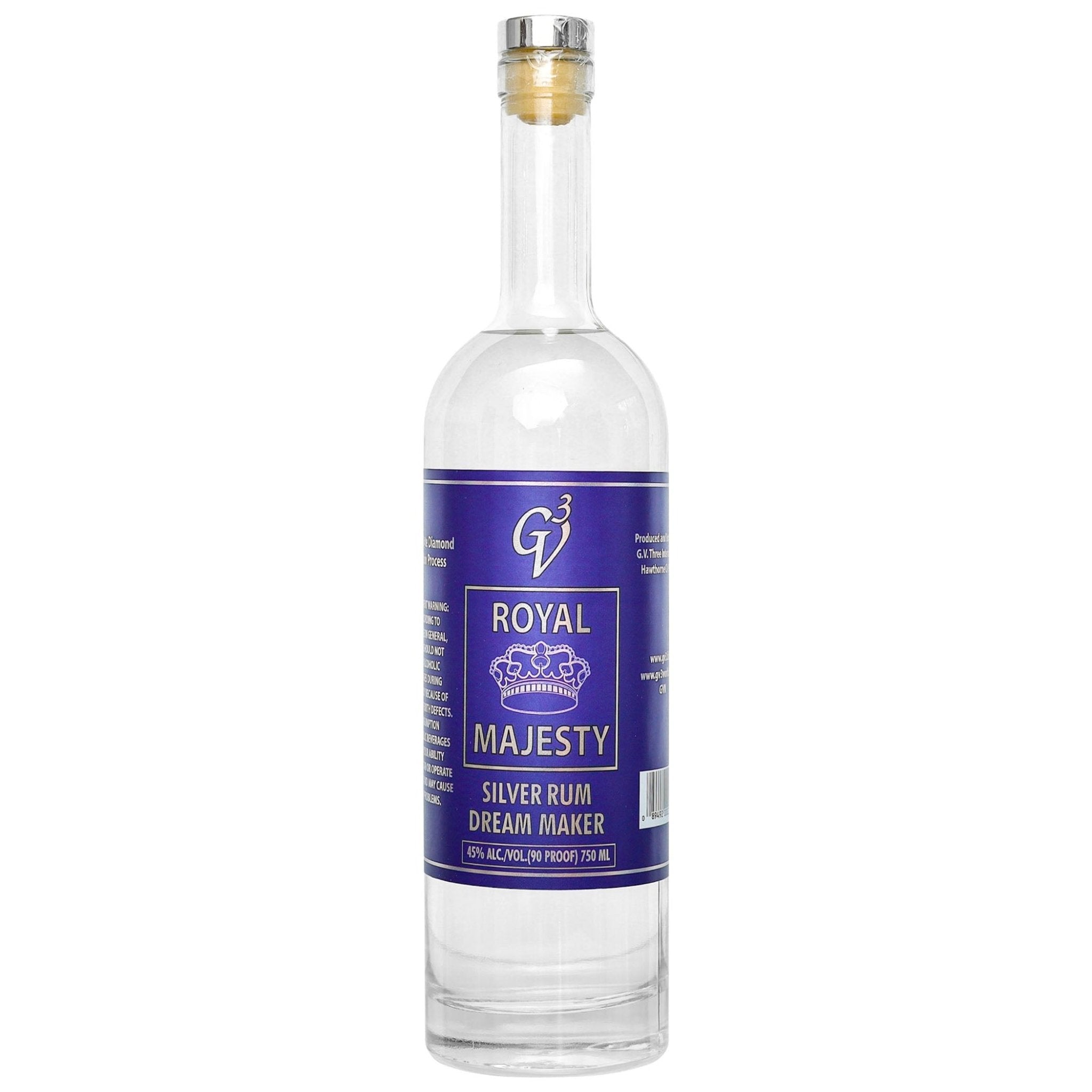 GV3 Royal Majesty Silver Dream Maker Rum - Liquor Boutique