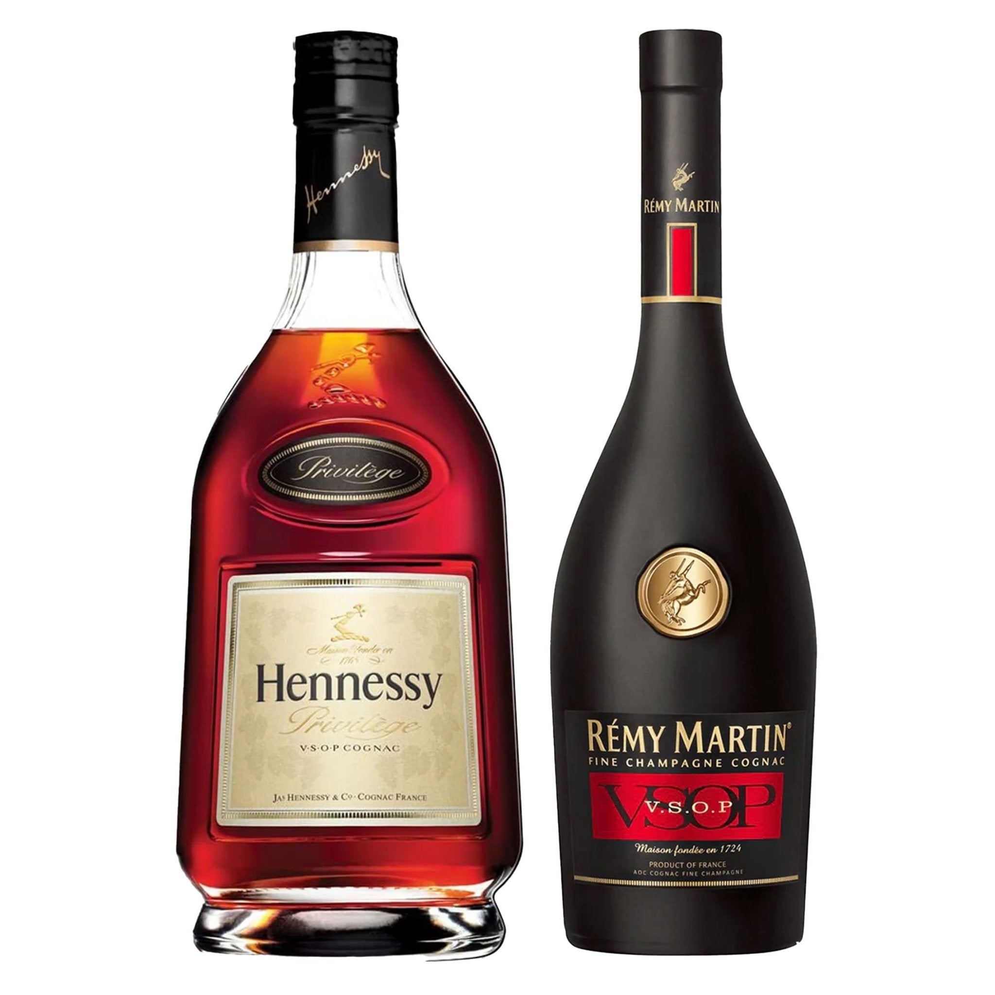 Hennessy V.S.O.P Privilege & Remy Martin V.S.O.P Cognac Bundle - Liquor Boutique