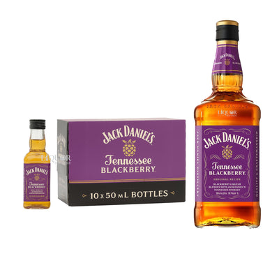 Jack Daniel's Blackberry 750ml & 10 Pack 50ml Bundle