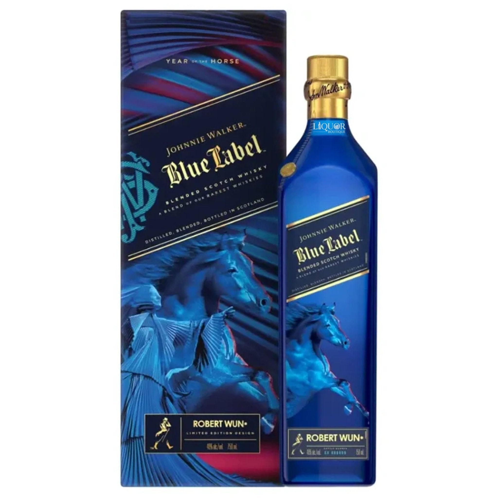 Johnnie Walker Blue Label Year of the Horse 750ml - Liquor Boutique