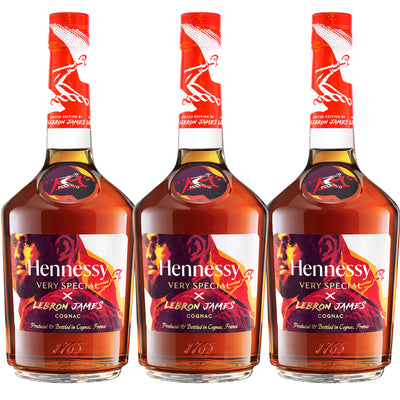 Hennessy VS x Lebron James Limited Cognac 750ML 3-Pack