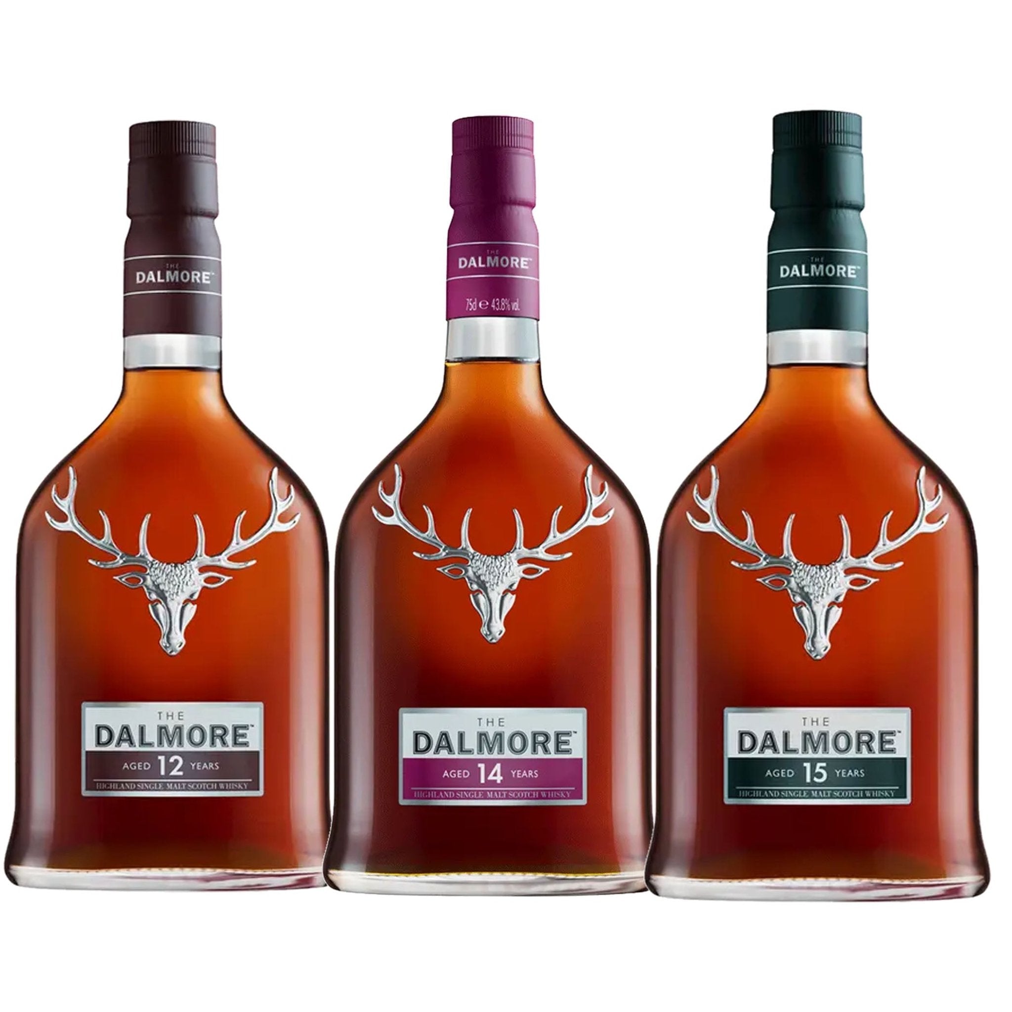 The Dalmore 12, 14, & 15 Year Scotch Whiskey Bundle - Liquor Boutique