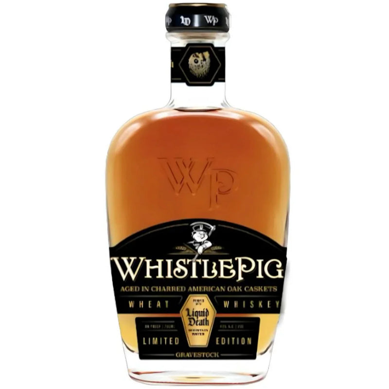 WhistlePig x Liquid Death Gravestock Wheat Whiskey Limited Edition 750ml