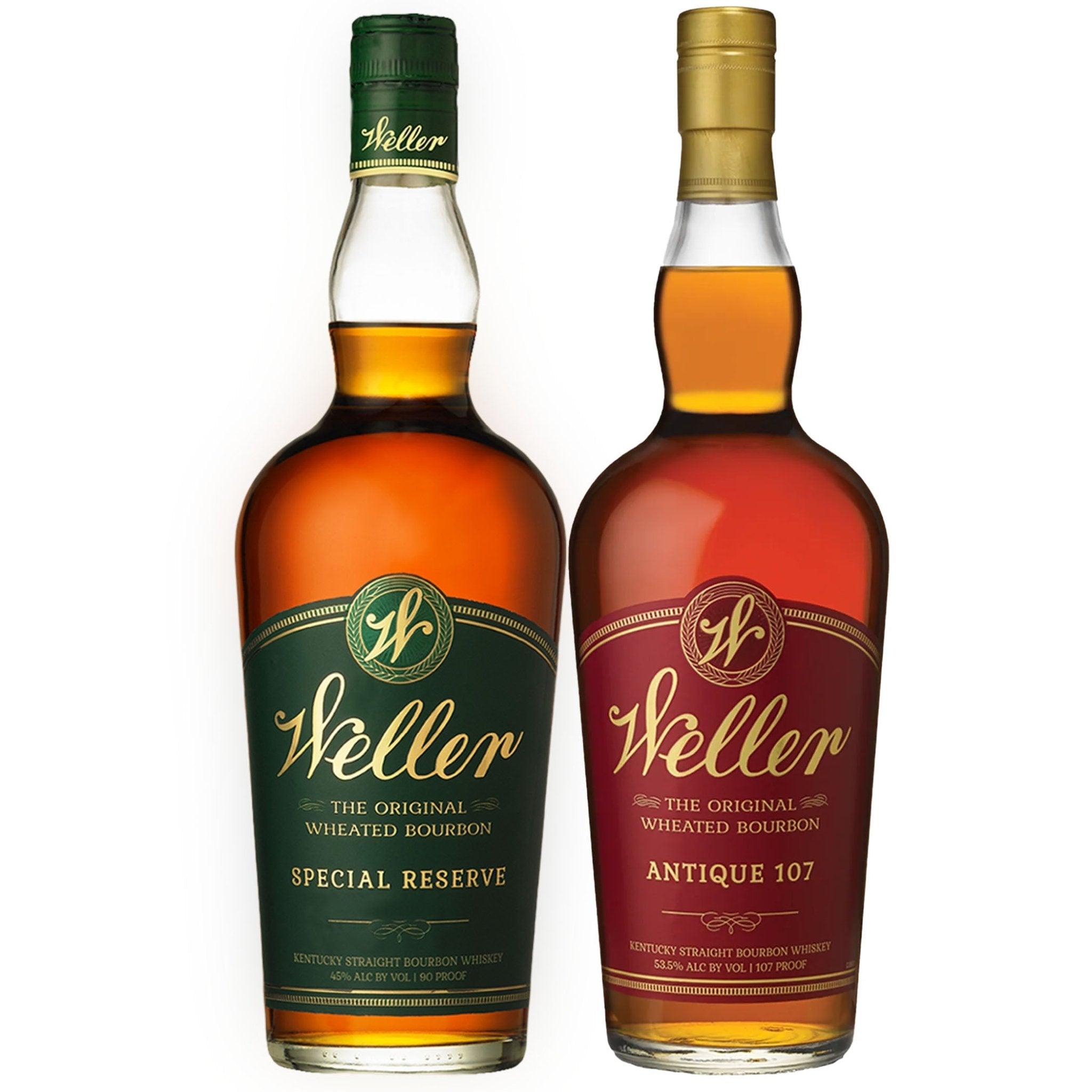 W.L. Weller Special Reserve & Weller Antique 107 Bourbon Whiskey Bundle - Liquor Boutique