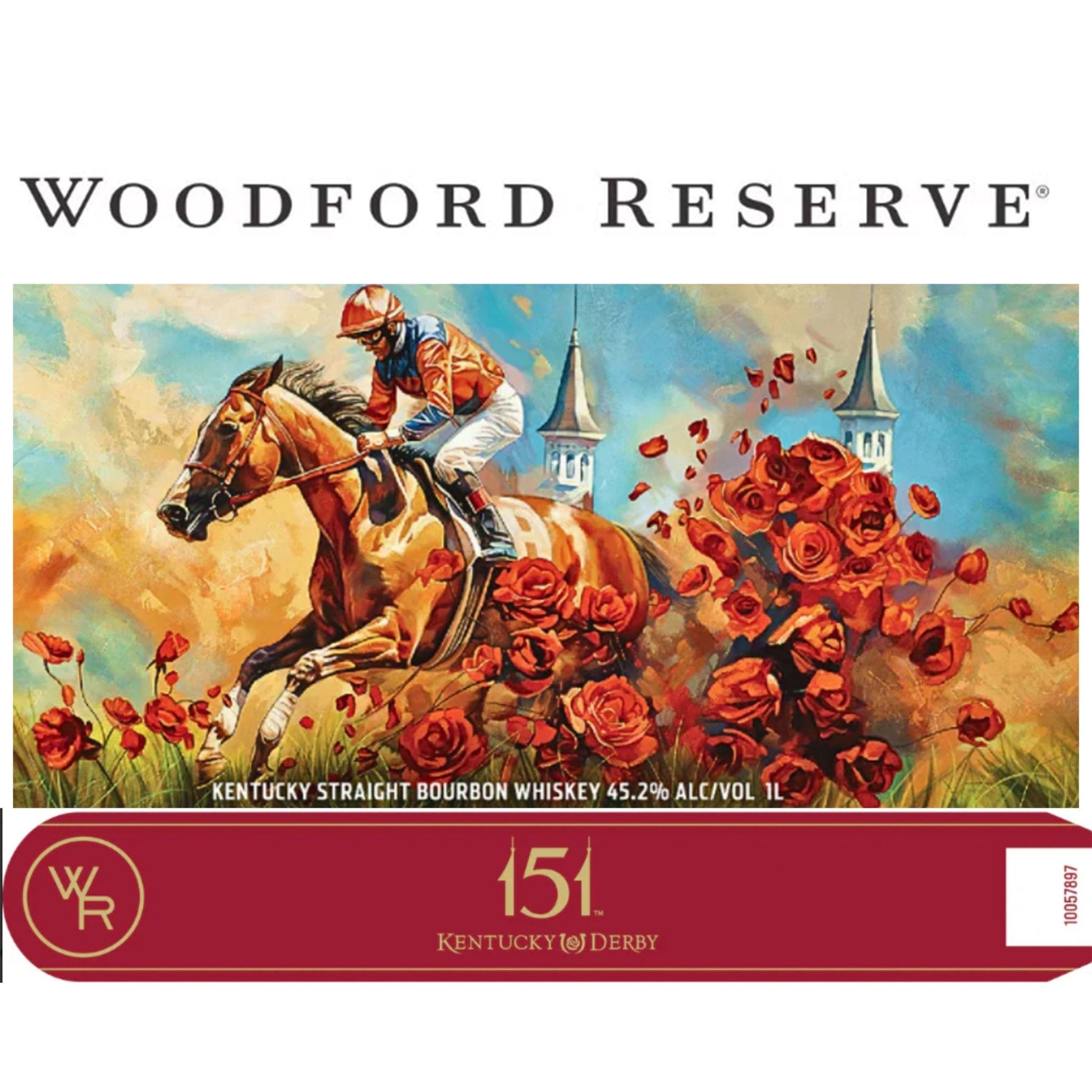 Woodford Reserve Kentucky Straight Bourbon Whiskey Kentucky Derby 151 Edition - Liquor Boutique