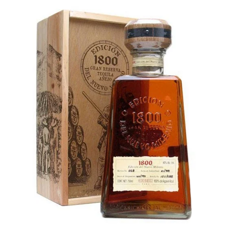 1800 Edicion del Nuevo Milenio Gran Reserva Anejo Tequila
