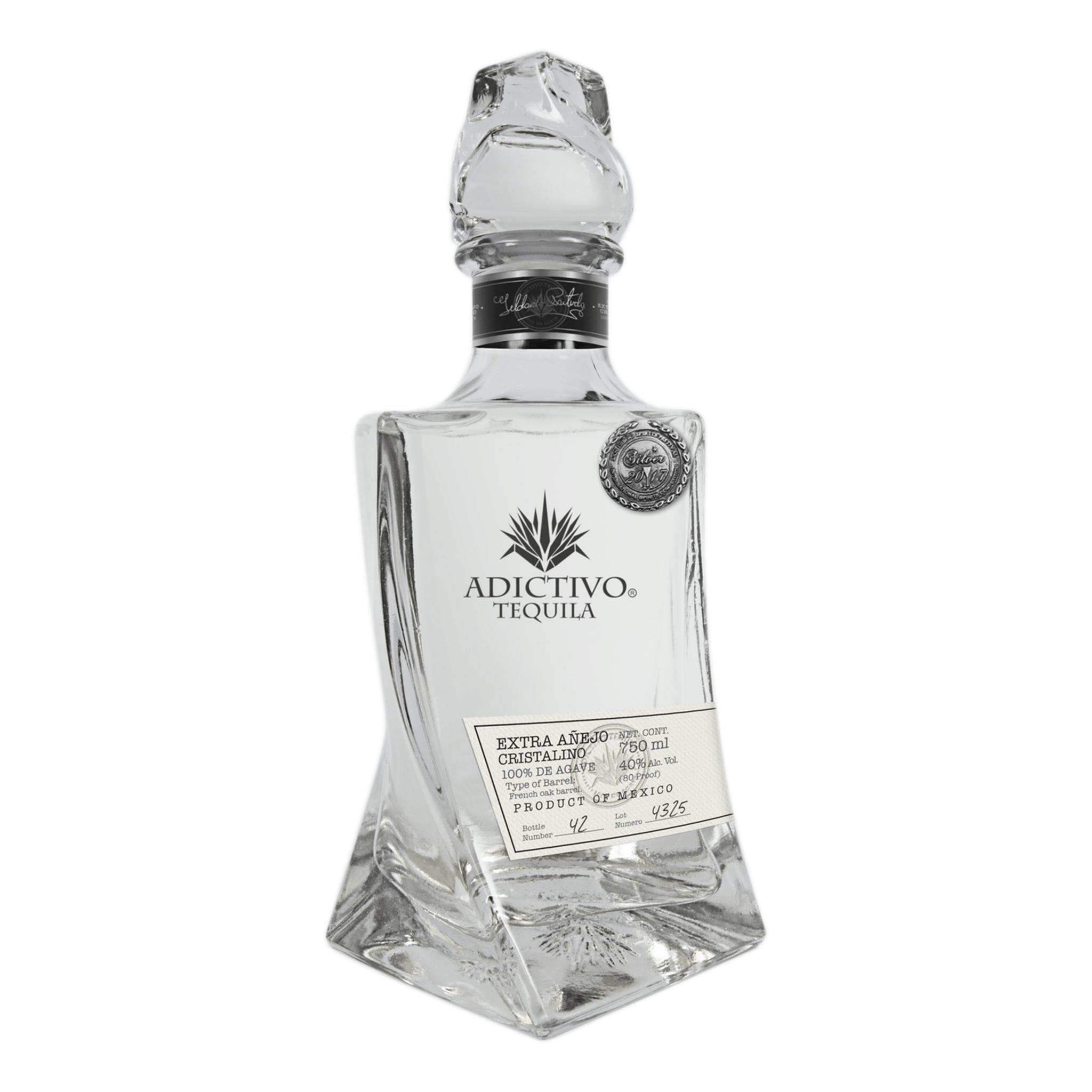 Adictivo Extra Anejo Cristalino Tequila - Liquor Boutique