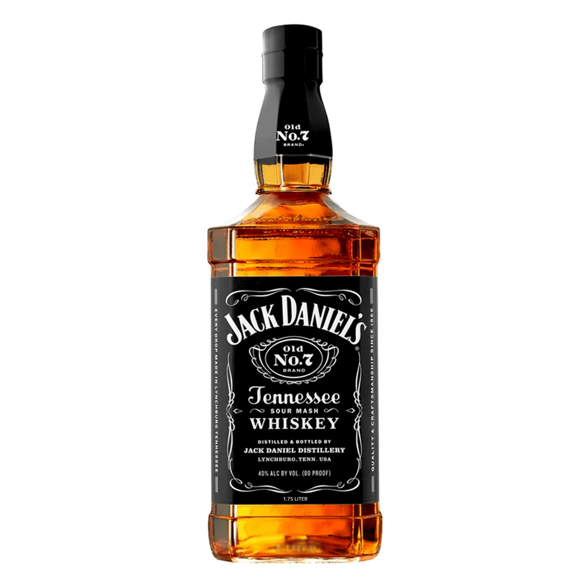 Jack Daniel's Old No. 7 Sour Mash Tennessee Whiskey - 1.75 Liter - Liquor Boutique