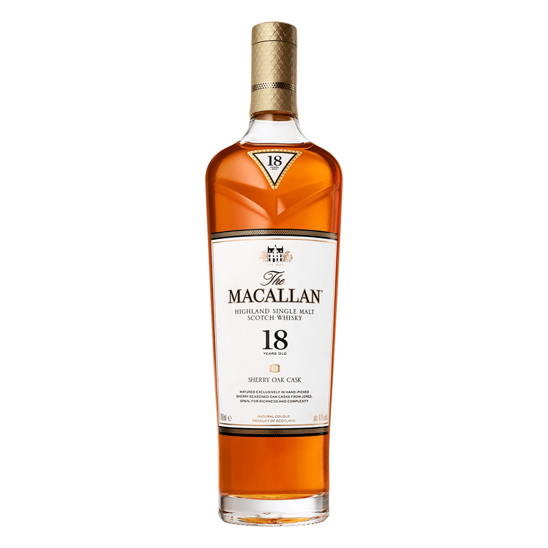 The Macallan 18 Years Old Sherry Oak Cask Scotch Whisky