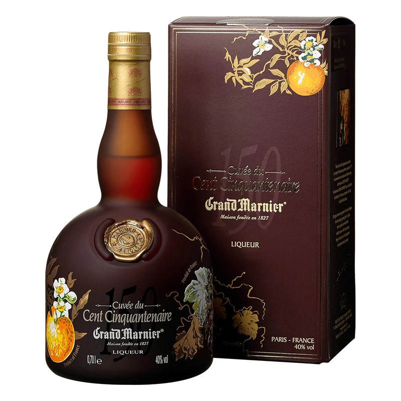 Grand Marnier Cuvee Speciale Cent Cinquantenaire 150th Anniversary Liqueur “Hand Painted”
