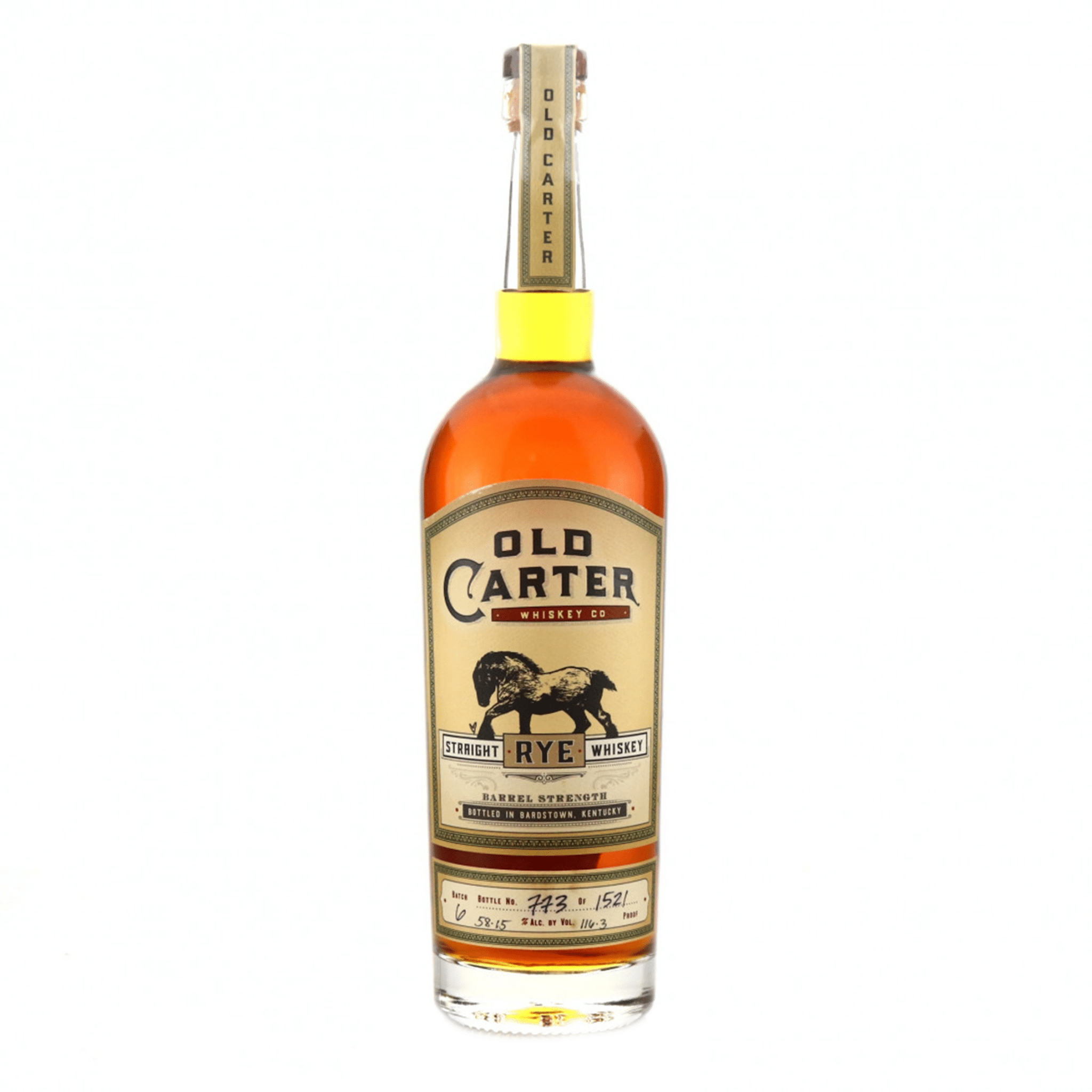 Old Carter Batch 6 Straight Rye Whiskey - Liquor Boutique