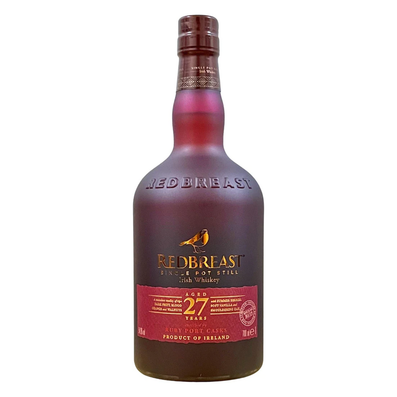Redbreast 27 Year Ruby Port Casks Single Pot Still Irish Whiskey