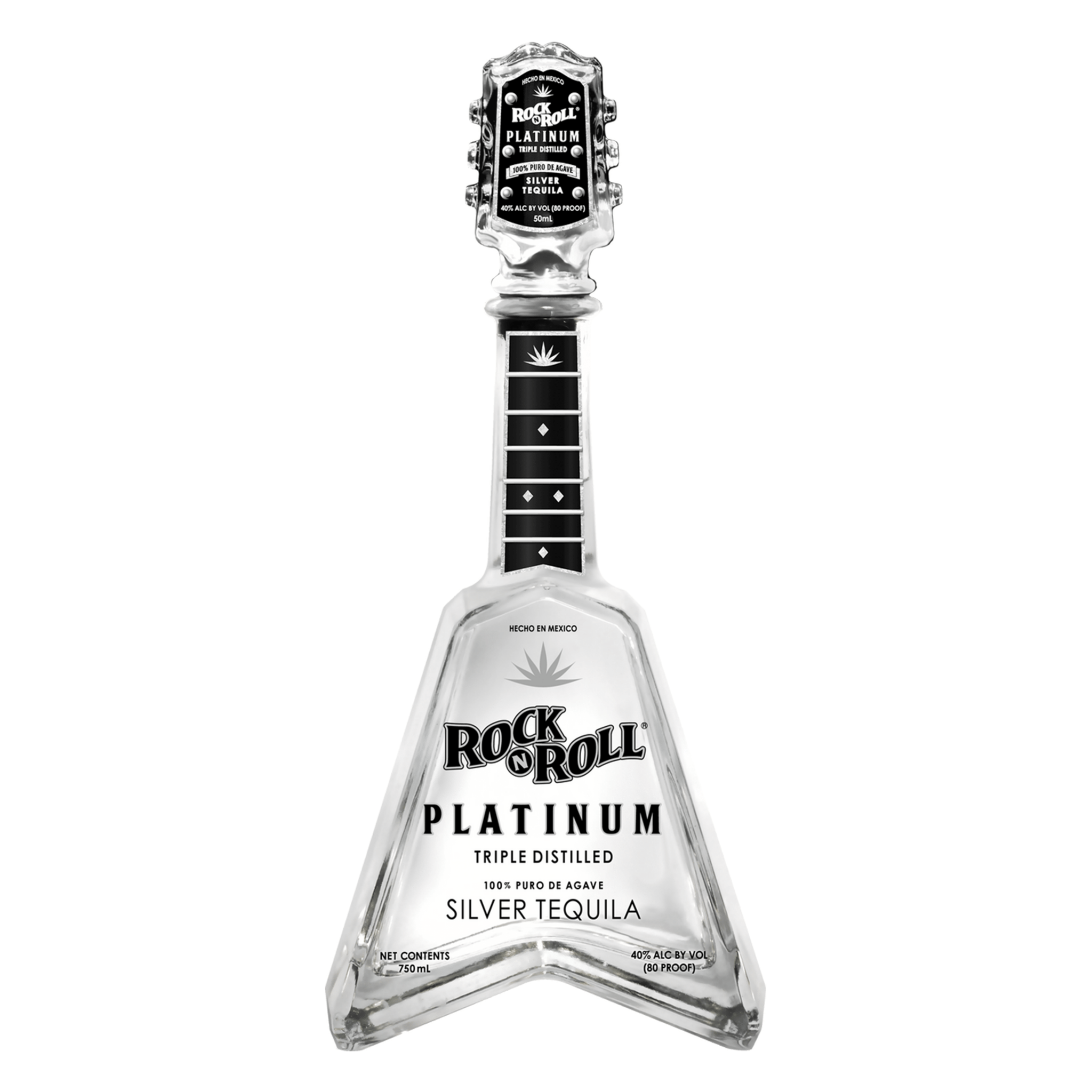 Rock N Roll Platinum Triple Distilled Tequila - Liquor Boutique