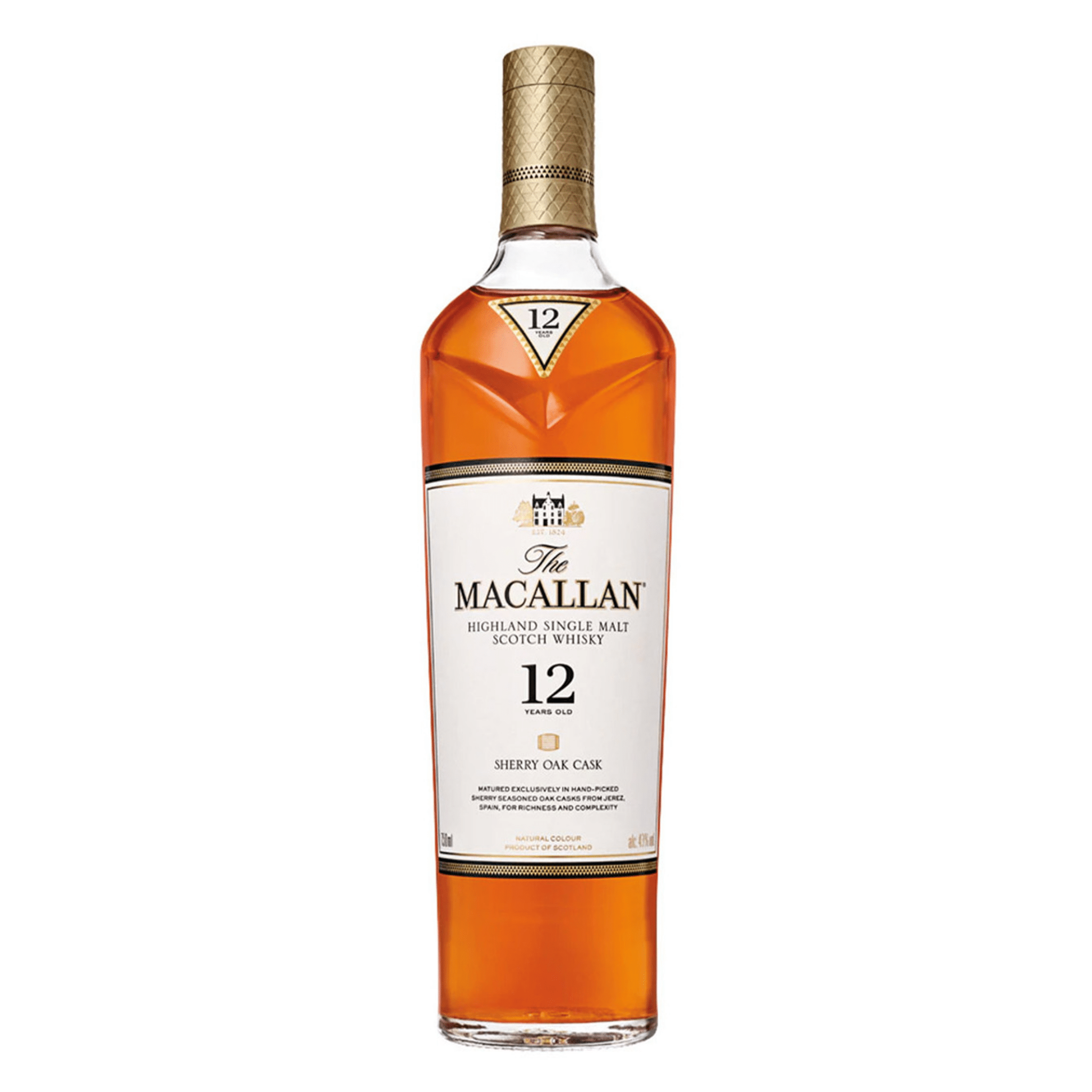 The Macallan 12 Years Old Sherry Oak Cask Scotch Whisky - Liquor Boutique